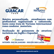 GUIACAR TOUR INGLÊS/ESPANHOL  - Seu Guia de Turismo motorista privativo